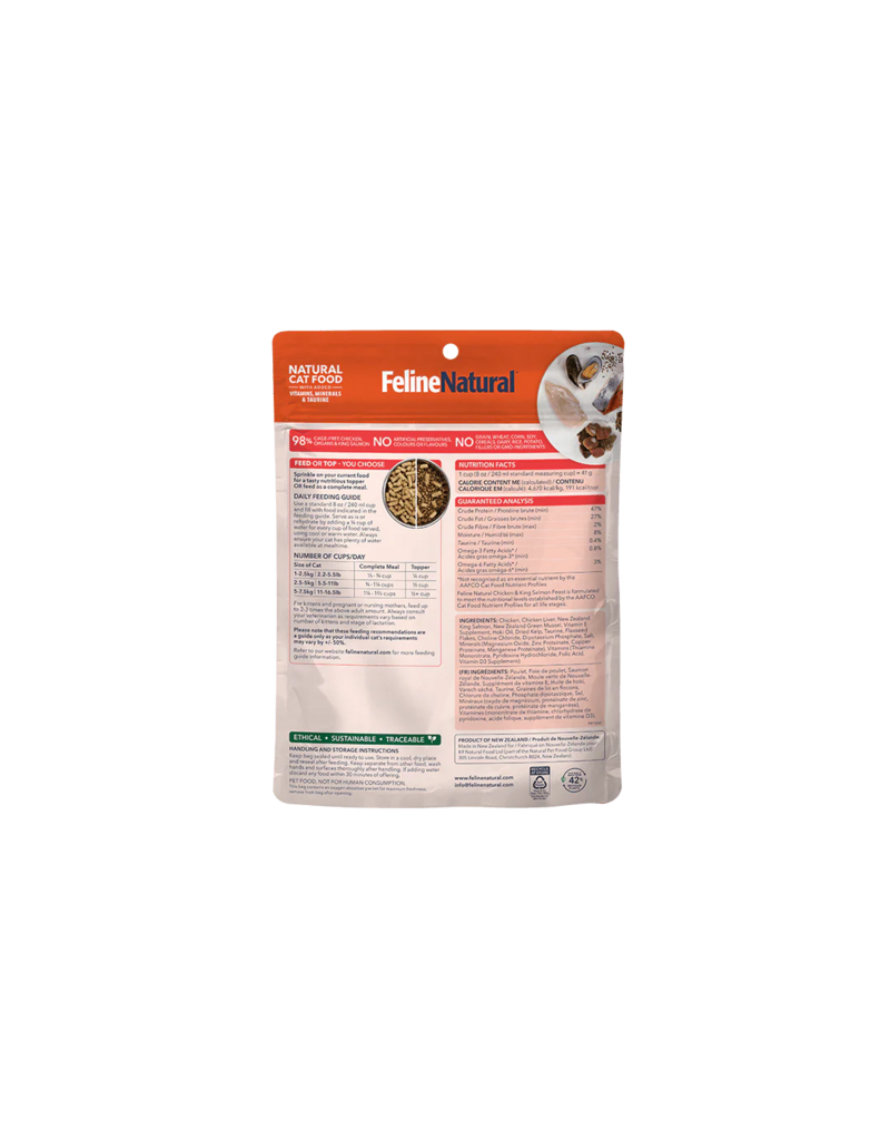 Feline Natural Feline Natural Freeze-Dried Cat Food | Chicken & Salmon Topper 3.5 oz