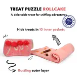 Chewffon Chewffon Plush Dog Toy | Strawberry Roll Cake Puzzle