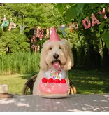 Chewffon Chewffon Plush Dog Toy | Strawberry Roll Cake Puzzle