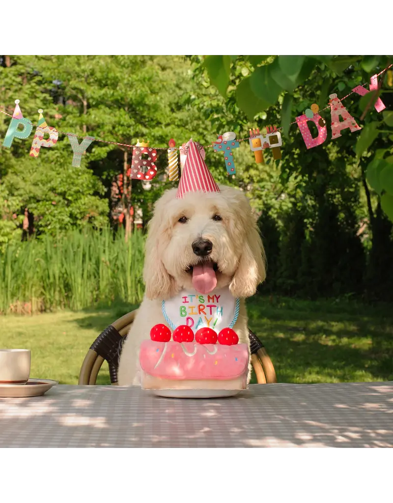 Chewffon Chewffon Plush Dog Toy | Strawberry Roll Cake Puzzle