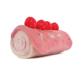 Chewffon Chewffon Plush Dog Toy | Strawberry Roll Cake Puzzle