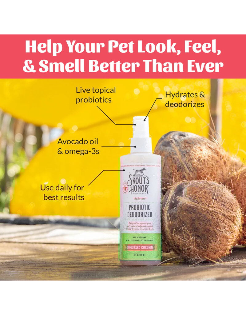 Skout's Honor Skout's Honor Grooming | Sunkissed Coconut Probiotic Deodorizer 8 oz