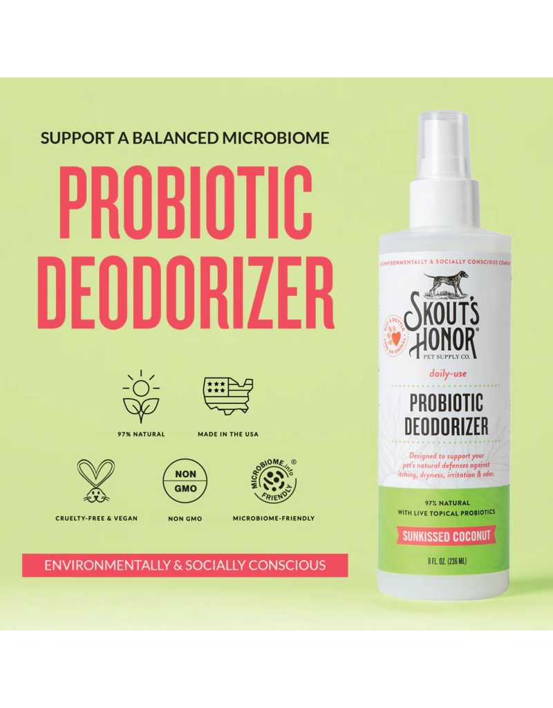 Skout's Honor Skout's Honor Grooming | Sunkissed Coconut Probiotic Deodorizer 8 oz