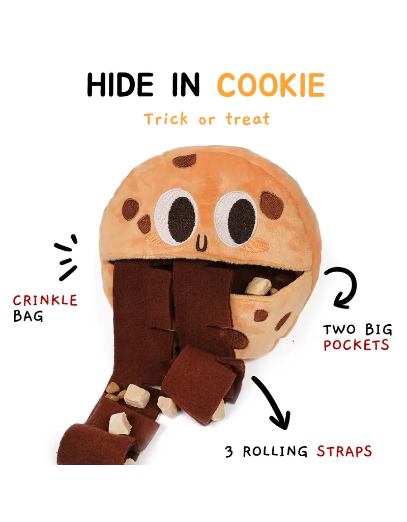 Chewffon Chewffon Plush Dog Toy | Holiday Cookie Snuffle Toy