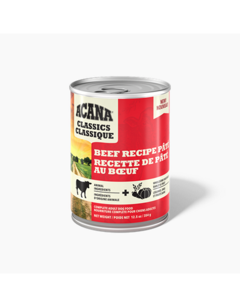 Acana Acana Canned Dog Food | Classic Beef Pate Recipe 12.8 oz CASE