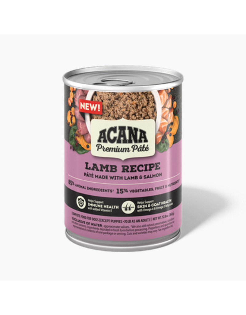 Acana Acana Canned Dog Food | Lamb Pate Recipe 12.8 oz CASE