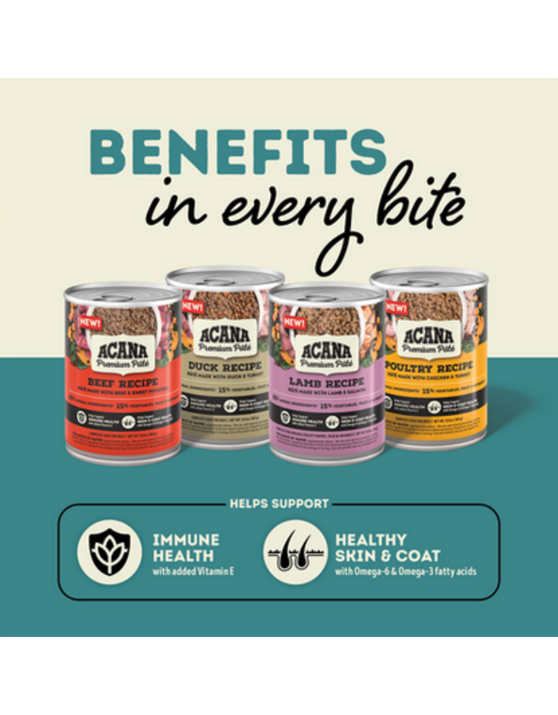 Acana Acana Canned Dog Food | Lamb Pate Recipe 12.8 oz CASE