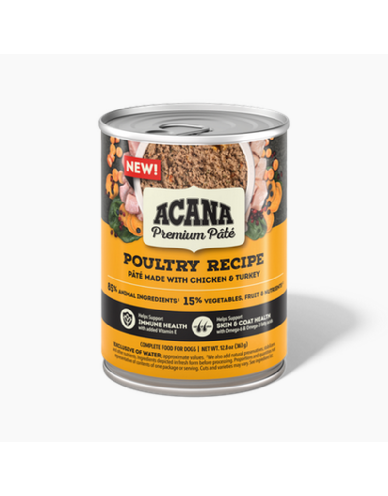 Acana Acana Canned Dog Food | Poultry Pate Recipe 12.8 oz single