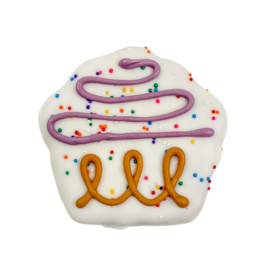 Bosco and Roxy's Bosco & Roxy's Bark-Day Collection | White Sprinkled Cupcakes single