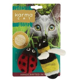 Distinctly Himalayan Distinctly Himalayan Cat Toy | Wool Bee & Ladybug 2 Pack