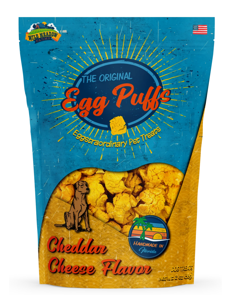 Wild Meadow Farms Wild Meadow Farms Dog Treats | Original Egg Puffs Cheddar Cheese 2 oz