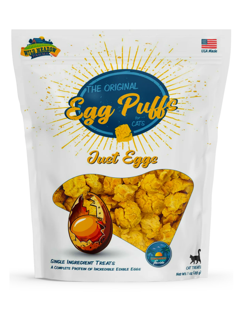Wild Meadow Farms Wild Meadow Farms Cat Treats | Original Egg Puffs Just Eggs 1 oz