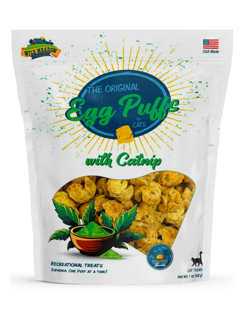 Wild Meadow Farms Wild Meadow Farms Cat Treats | Original Egg Puffs with Catnip 1 oz