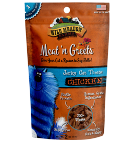 Wild Meadow Farms Wild Meadow Farms Cat Treats | Chicken Jerky Meet n Greets  2 oz