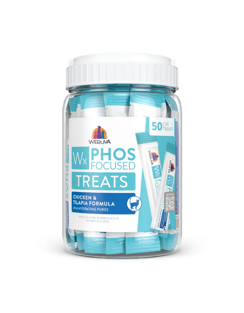 Weruva Weruva Wx | Phos Focused Chicken & Tilapia Formula Lickable Cat Treats 50 Ct