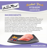 Fussie Cat Fussie Cat Dry Kibble | Market Fresh Kitten Chicken Recipe w/ Goat Milk 3.5 lb