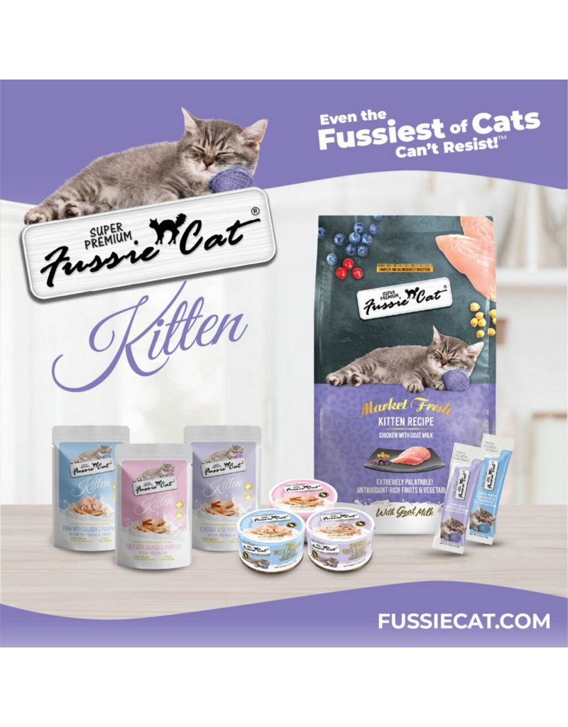 Fussie Cat Fussie Cat Dry Kibble | Market Fresh Kitten Chicken Recipe w/ Goat Milk 10 lb