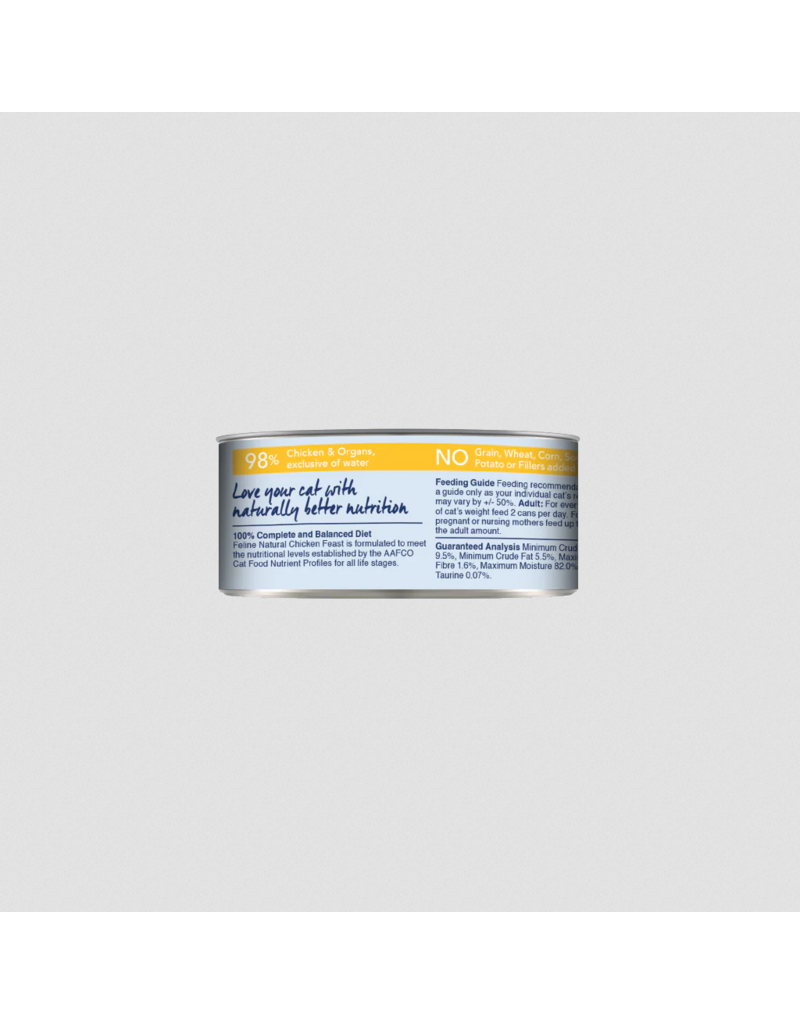 Feline Natural Feline Natural Canned Cat Food | Chicken Feast 3 oz CASE/24