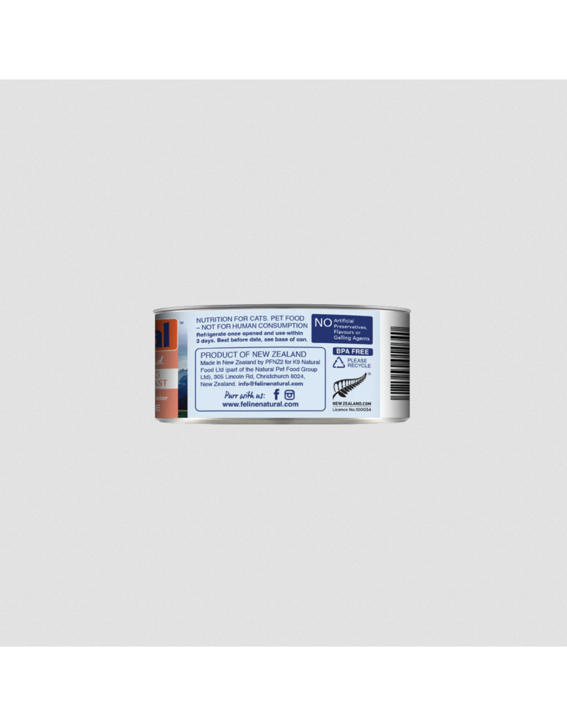 Feline Natural Feline Natural Canned Cat Food | Lamb & King Salmon Feast 3 oz CASE/24