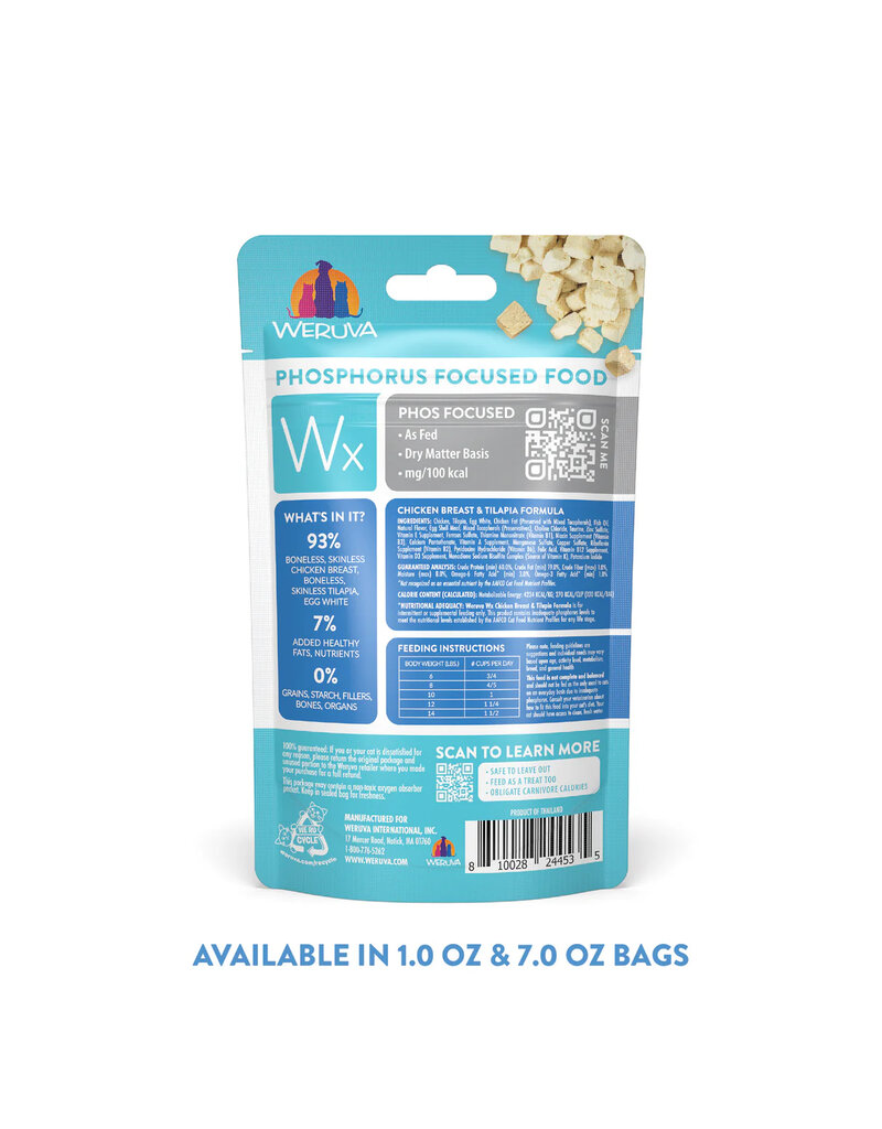 Weruva Weruva Wx Freeze Dried Cat Food | Chicken & Tilapia Formula 1 oz