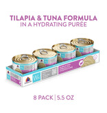 Weruva Weruva Wx Canned Cat Food | Tilapia & Tuna Hydrating Puree Formula 5.5 oz single