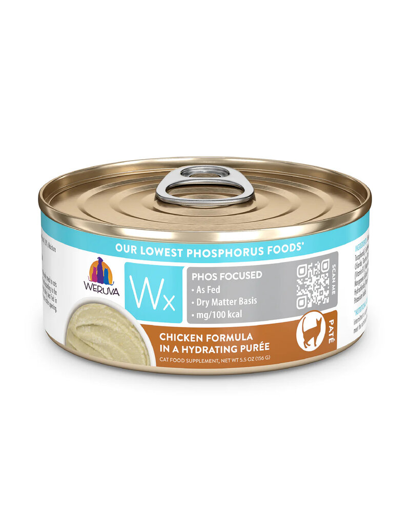Weruva Weruva Wx Canned Cat Food | Chicken Hydrating Puree Formula 5.5 oz CASE/8