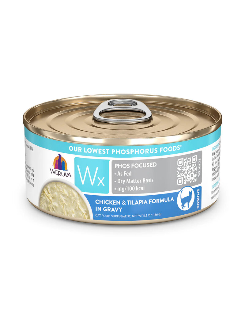 Weruva Weruva Wx Canned Cat Food | Chicken & Tilapia Gravy Formula 5.5 oz single
