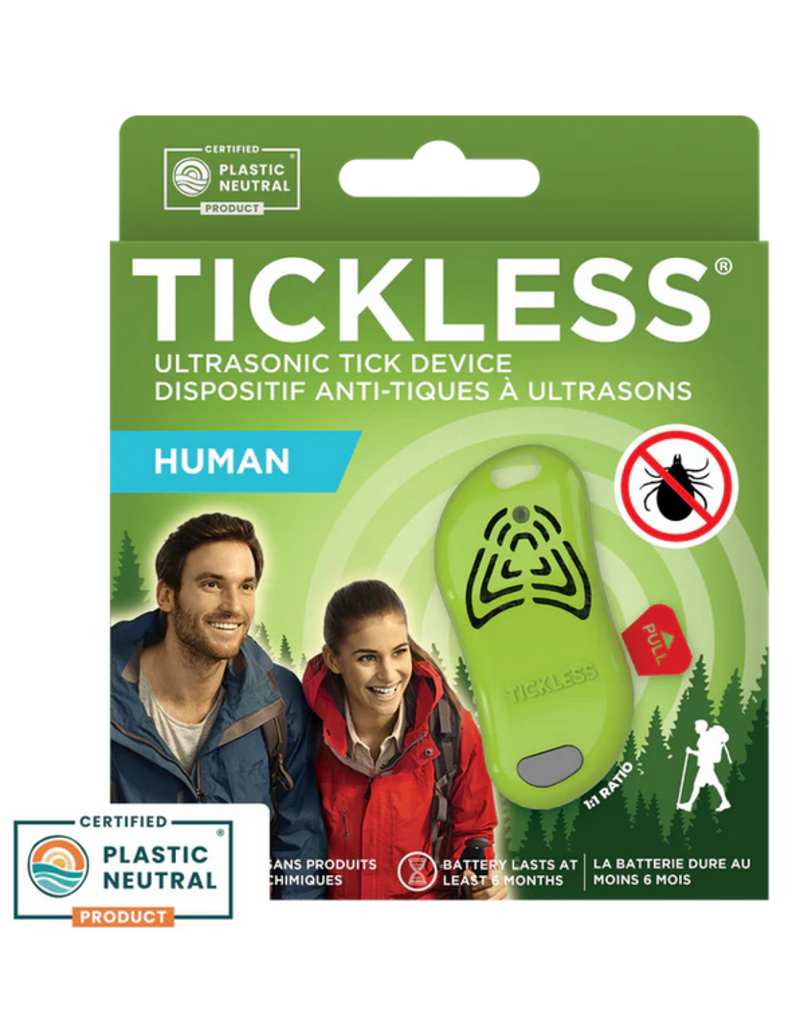 TicklessUSA Tickless Pet  Human Tag | Chemical Free Ultrasonic Tick Repellent Green