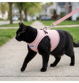 BayDog BayCat Harness | Chesapeake Rose w/ 6 Ft Leash Medium