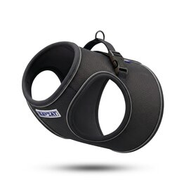BayDog BayCat Harness | Covert Black w/ 6 Ft Leash Medium