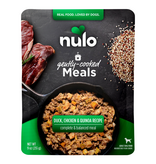 Nulo Nulo Dog Gently Cooked Pouch | Duck, Chicken & Quinoa Recipe 9 oz CASE/8