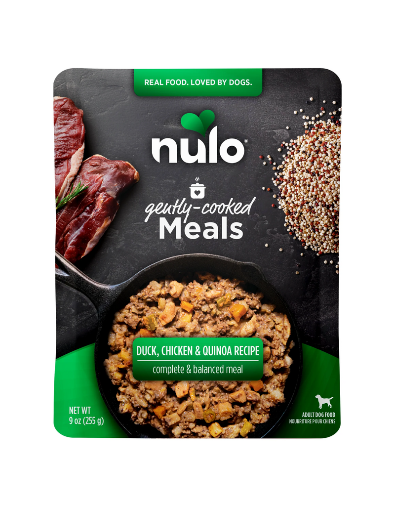 Nulo Nulo Dog Gently Cooked Pouch | Duck, Chicken & Quinoa Recipe 9 oz CASE/8
