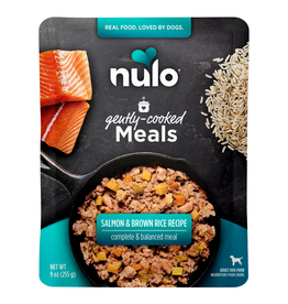 Nulo Nulo Dog Gently Cooked Pouch | Salmon & Brown Rice Recipe 9 oz single