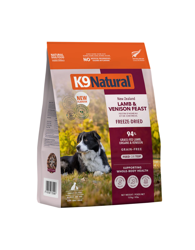 K9 Natural K9 Natural Freeze Dried Dog Food | Lamb & Venison Feast 4 lb