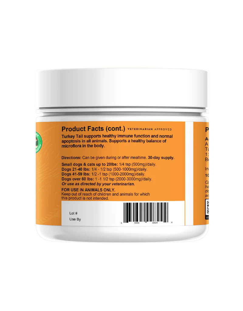 Animal Essentials Animal Essentials Supplements | COMBAT Turkey Tail Powder 70 g (2.5 oz)