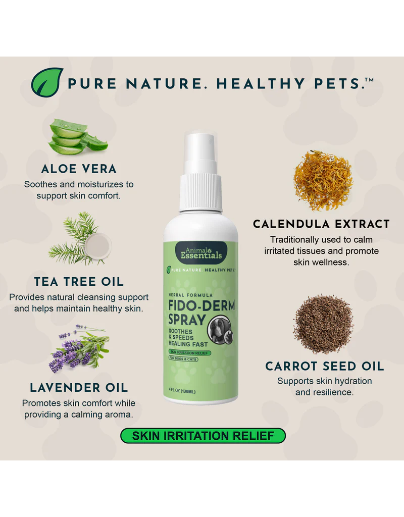 Animal Essentials Animal Essentials FidoDerm Herbal Spray 4 oz