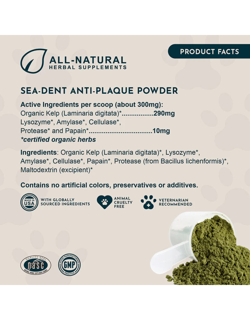 Animal Essentials Animal Essentials SeaDent For Dogs 2.5 oz (70 g)