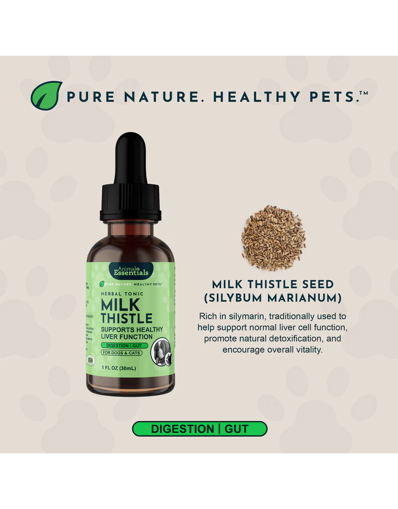 Animal Essentials Animal Essentials Supplements | Milk Thistle 2 oz