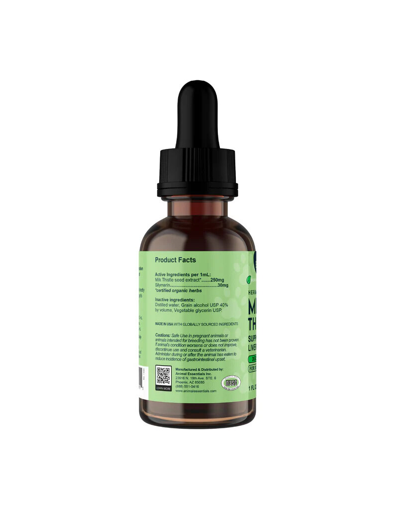 Animal Essentials Animal Essentials Supplements | Milk Thistle 2 oz