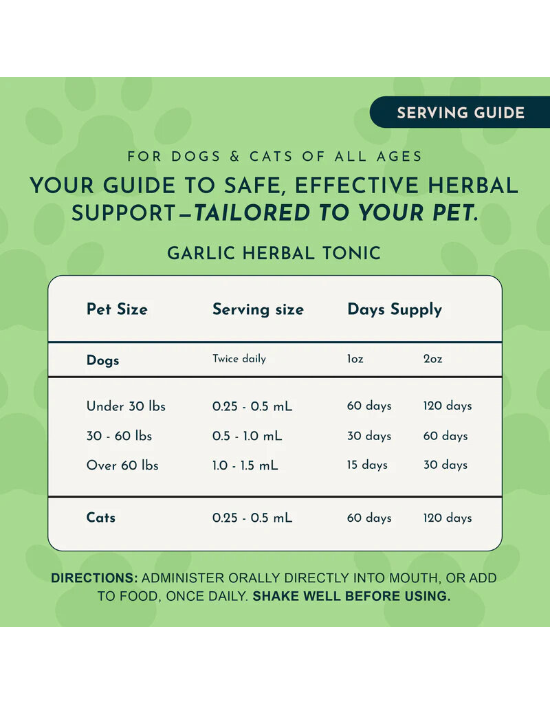 Animal Essentials Animal Essentials Supplements | Garlic 2 oz