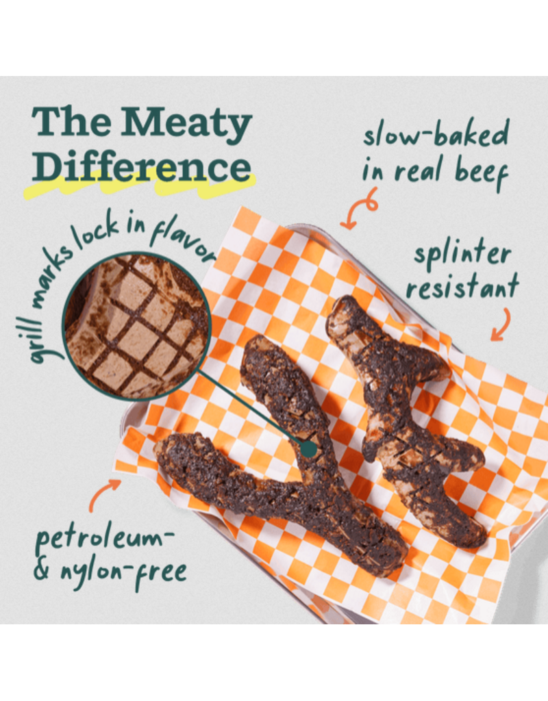 Woof Woof HonestChew | Meaty Antler Chew Medium
