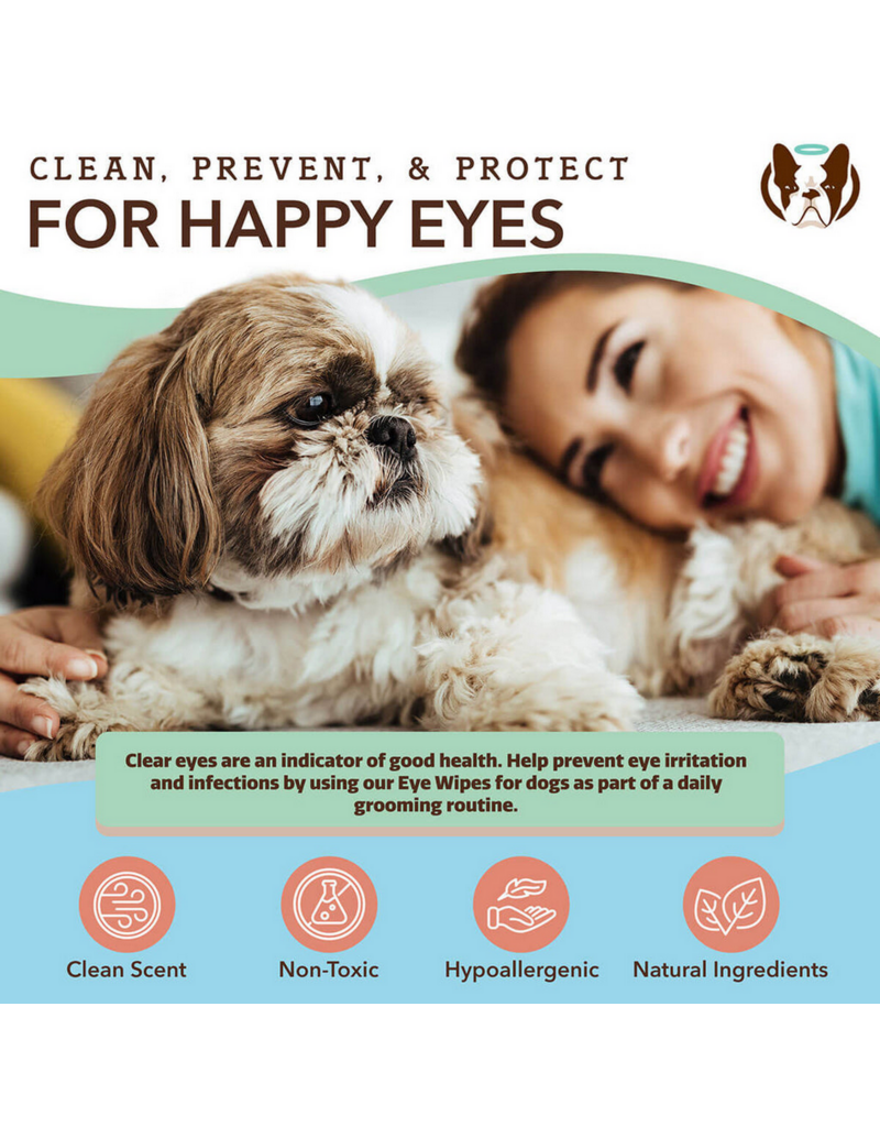 Natural Dog Company Natural Dog Company | Eyes Wipes with Aloe 100 Ct