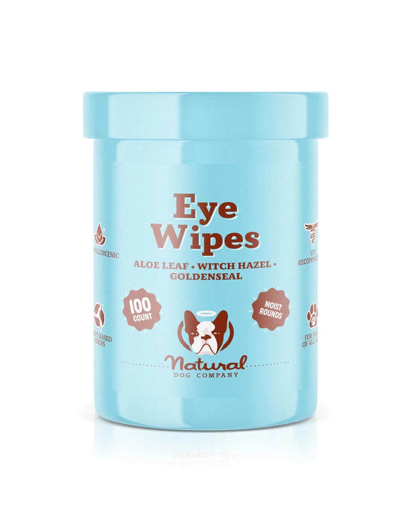 Natural Dog Company Natural Dog Company | Eyes Wipes with Aloe 100 Ct