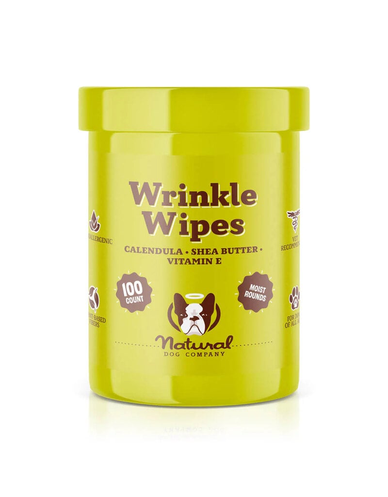 Natural Dog Company Natural Dog Company | Wrinkle Wipes 100 Ct