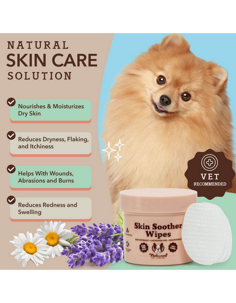 Natural Dog Company Natural Dog Company | Skin Soother Wipes 100 Ct
