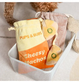 Pups & Bubs Pups & Bubs Plush Dog Toy | Snuffle Cheesy Nachos