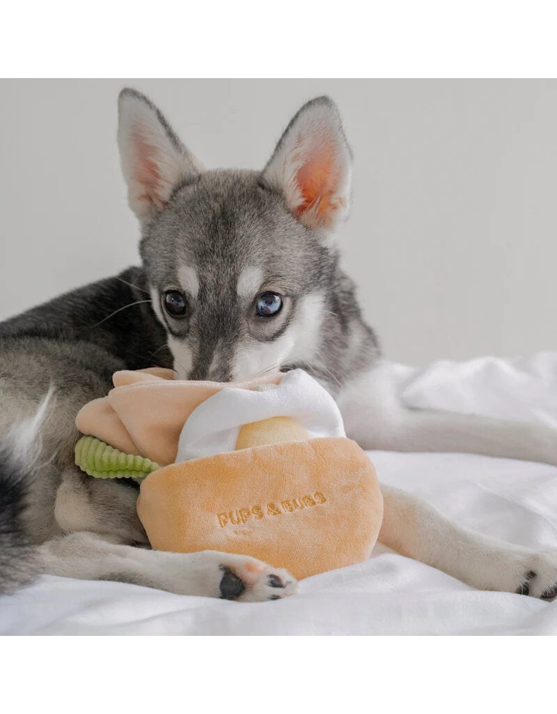 Pups & Bubs Pups & Bubs Plush Dog Toy | Snuffle Pita Pocket