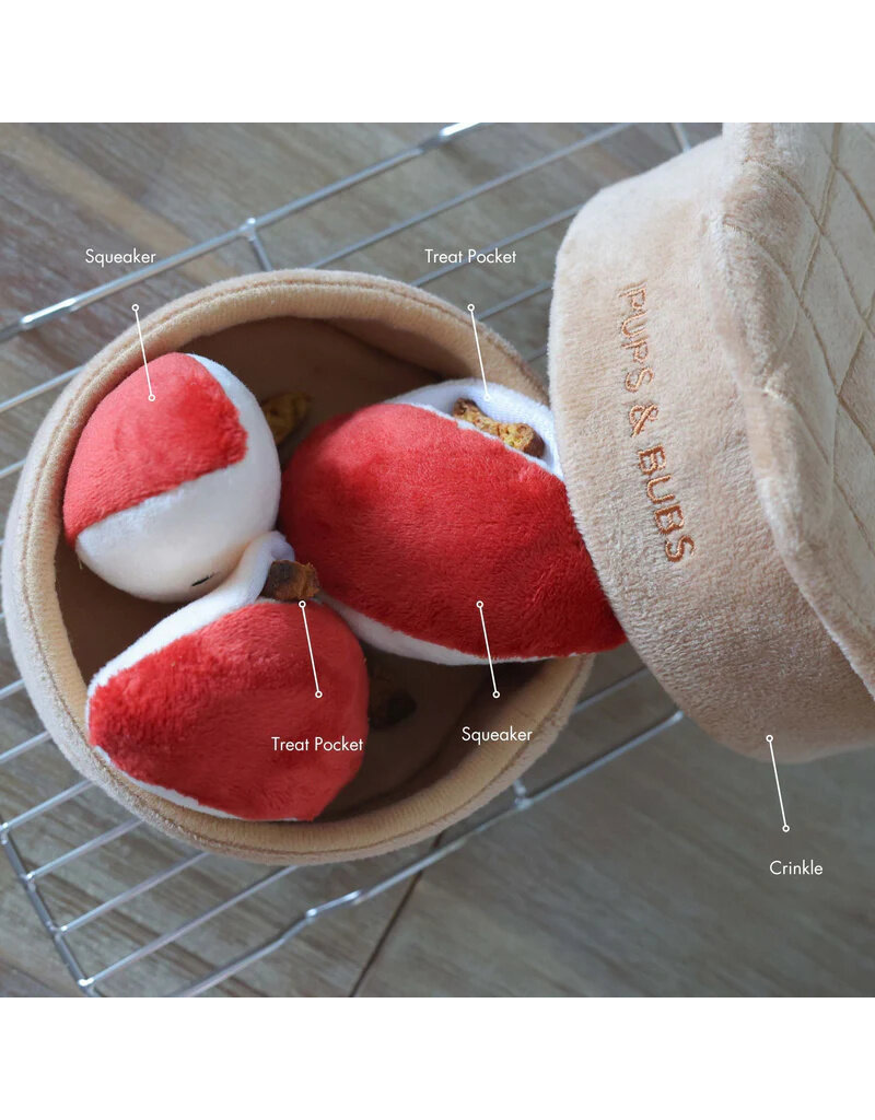 Pups & Bubs Pups & Bubs Plush Dog Toy | Snuffle Apple Pie