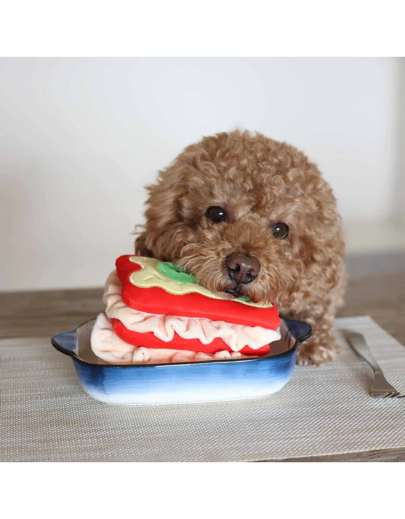 Pups & Bubs Pups & Bubs Plush Dog Toy | Snuffle Lasagna