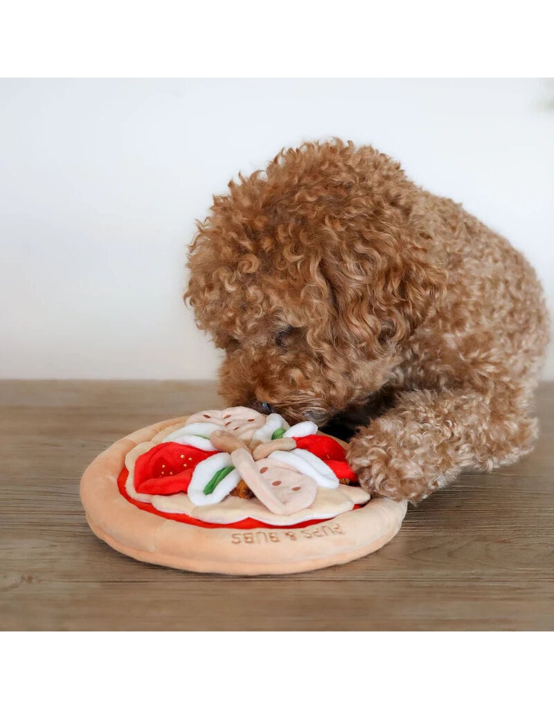 Pups & Bubs Pups & Bubs Plush Dog Toy | Snuffle Pepperoni Pizza